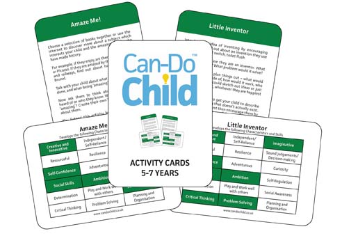 Can-Do Child™ Activity cards - age 5 - 7 years